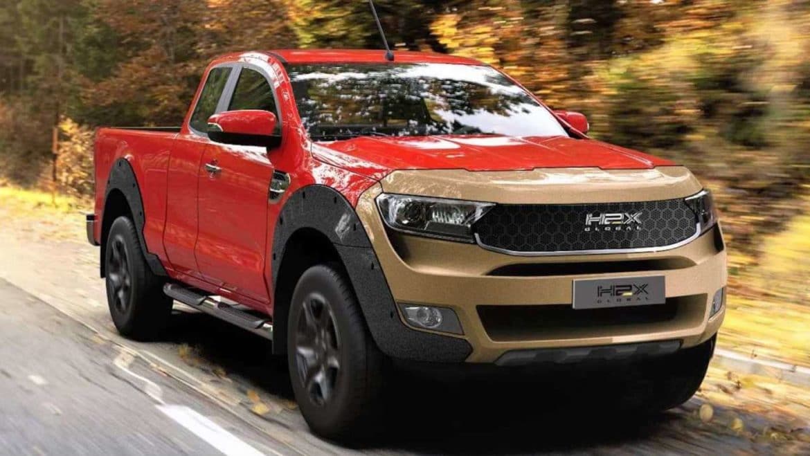 H2X Global Présente son Ford Ranger à Hydrogène