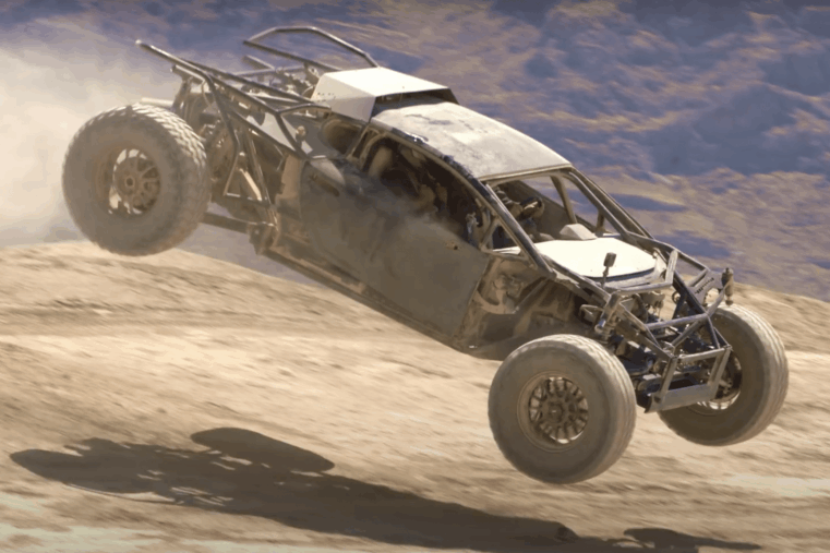 Lamborghini Un buggy pour la Mint 400 Une Lambo « Jumpacan »