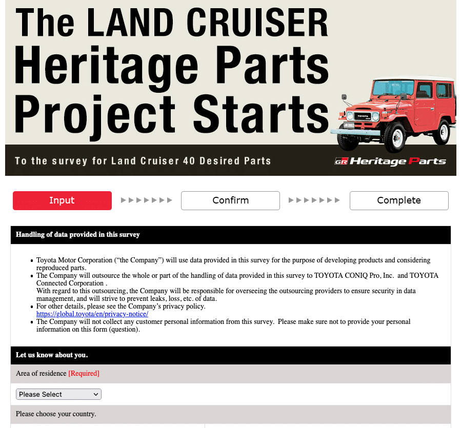 Toyota Gazoo Racing des pièces pour Série 4 GR va reproduire des pièces de Land Cruiser série 40