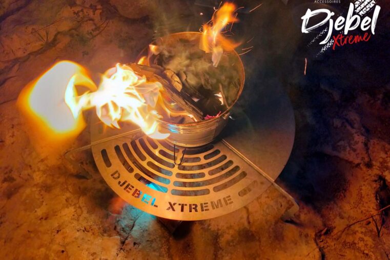 Djebel Xtrem Barbecue inox Dans la roue de secours