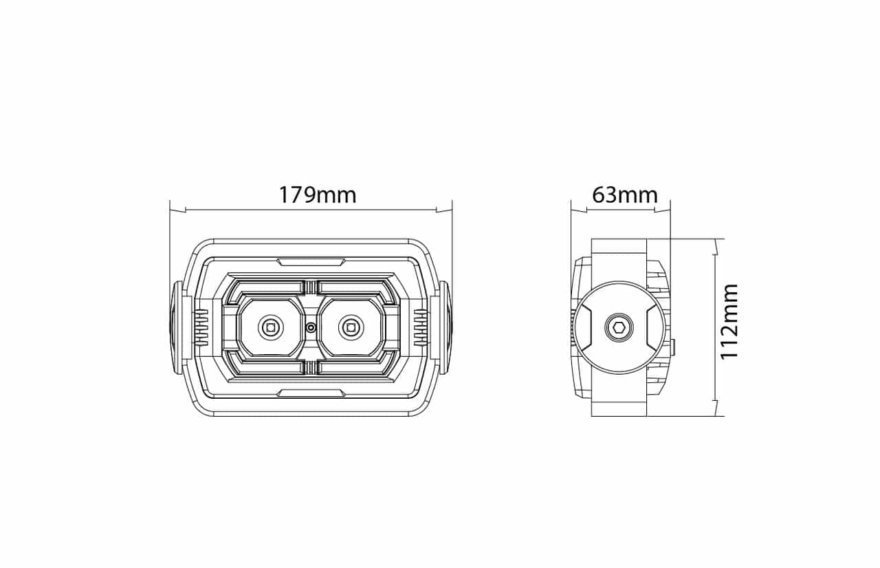 Ironman 4x4 Cosmo Dual Leds Nouveaux phares à Leds