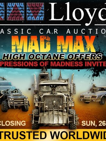 Mad Max les bolides du film aux enchères 13 monstres délirants