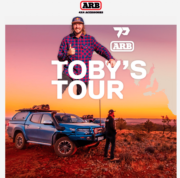 ARB L’Australie avec Toby Price L’Outback avec le champion moto