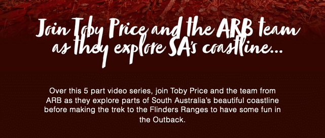 ARB L’Australie avec Toby Price L’Outback avec le champion moto