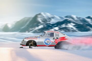Une Porsche 356 pour l’Antarctique Pas Hibernatus le projet "Projet 356 World Rally" !