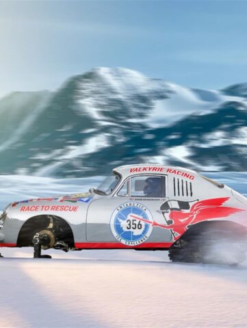 Une Porsche 356 pour l’Antarctique Pas Hibernatus le projet "Projet 356 World Rally" !