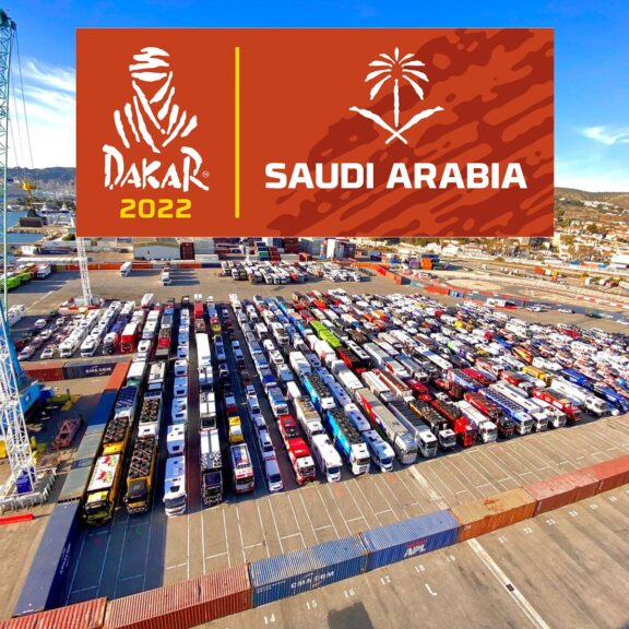 Dakar 2022 embarquement immédiat Marseille-Jeddah pour les véhicules