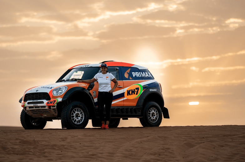 Laia Sanz Dakar 2022 sur Mini ALL4 De la moto aux 4 roues motrices