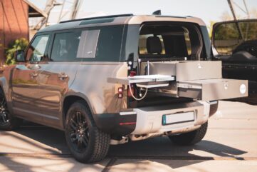 Black Label Campingbox Ello pour Defender 110 Confort comme à la maison