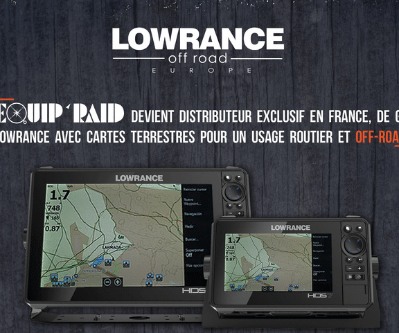 Equip raid distributeur GPS Lowrance Pour l’offroad