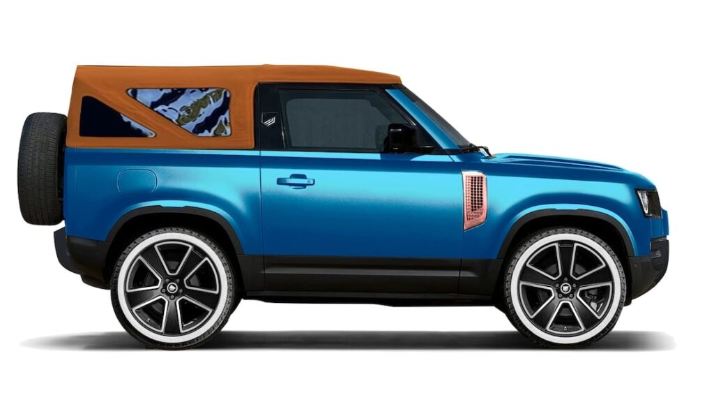 Land Rover Defender 90 cabriolet ! Heritage Customs enlève le haut