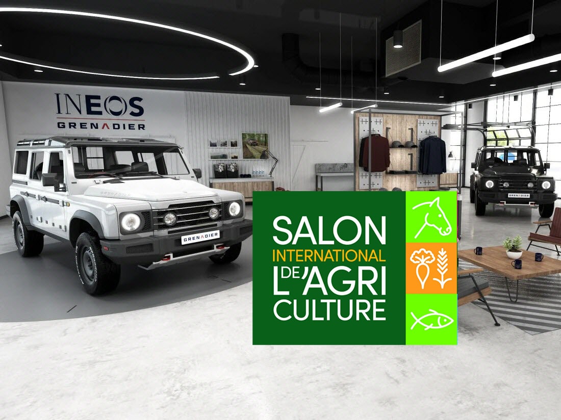 Inoes Grenadier au salon de l’agriculture L’utilitaire sur son territoire !
