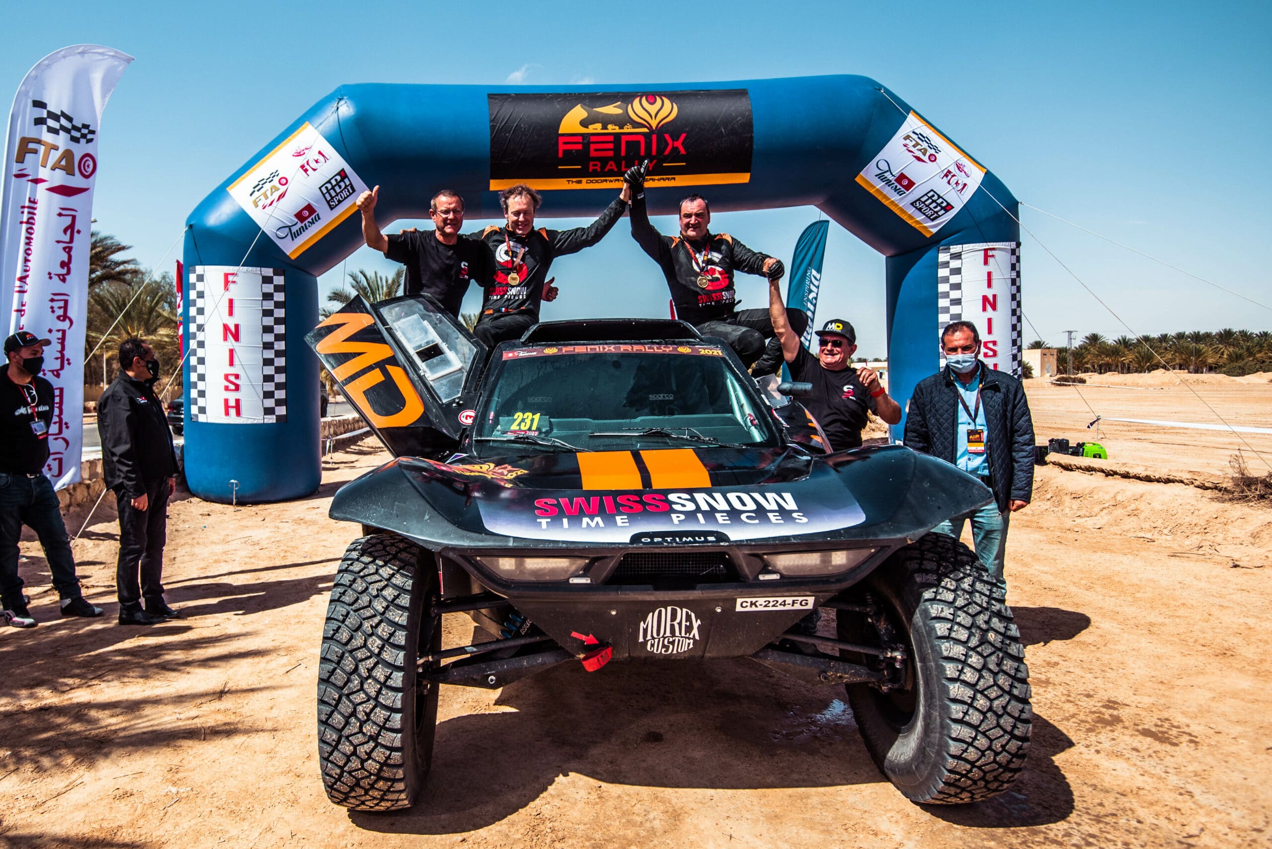 Fenix rallye 2022 2e édition au fin fond du désert tunisien