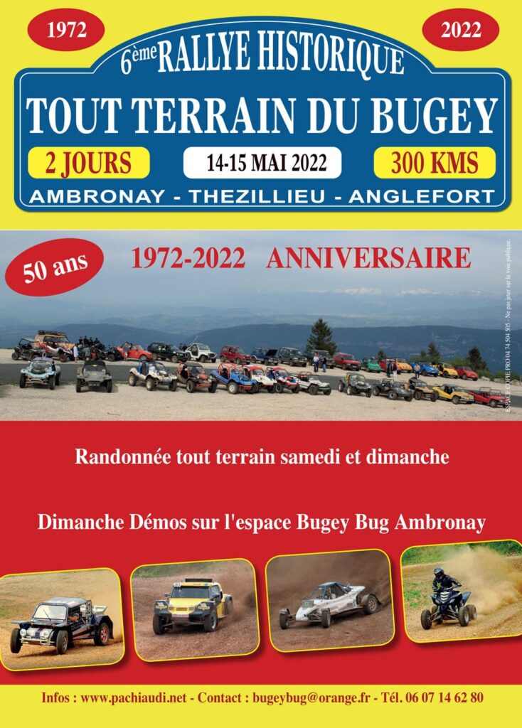 Rallye Buggy historique dans le Bugey Avec Yves Pachiaudi