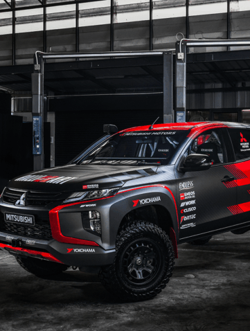 Mitsubishi retour en rallye-raid ? Un Pick up sur l'Asia Cross Country Rally