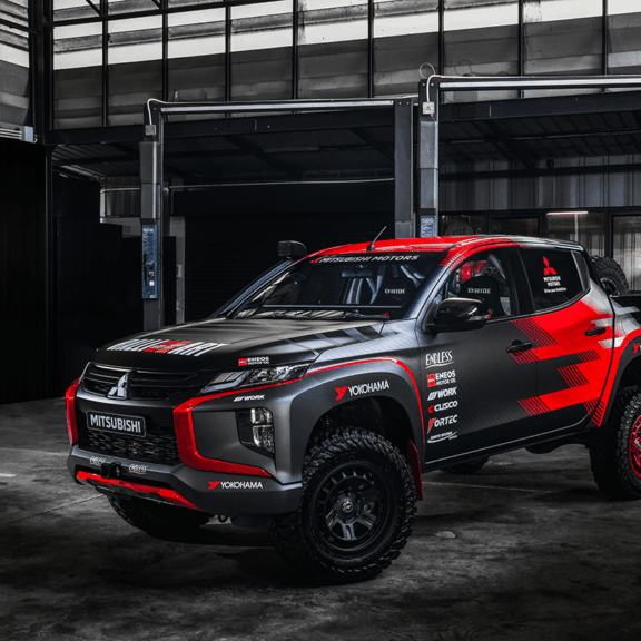 Mitsubishi retour en rallye-raid ? Un Pick up sur l'Asia Cross Country Rally
