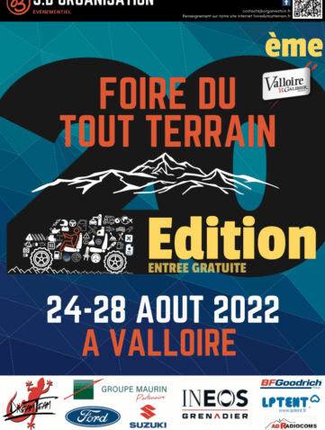 Foire du Tout Terrain 2022 24 au 28 aout à Valloire