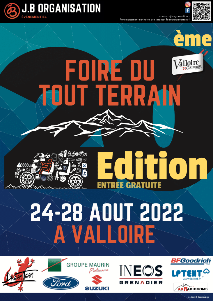 Foire du Tout Terrain 2022 24 au 28 aout à Valloire