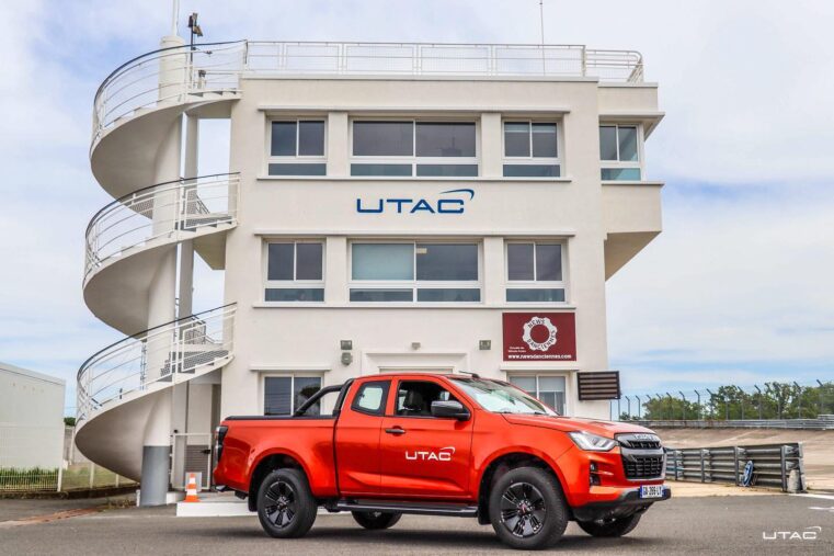 Isuzu D-Max à l’UTAC Le Pick up, nouveau partenaire utile