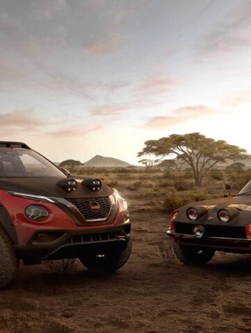 Juke Hybrid Rally Tribute Souvenirs africains
