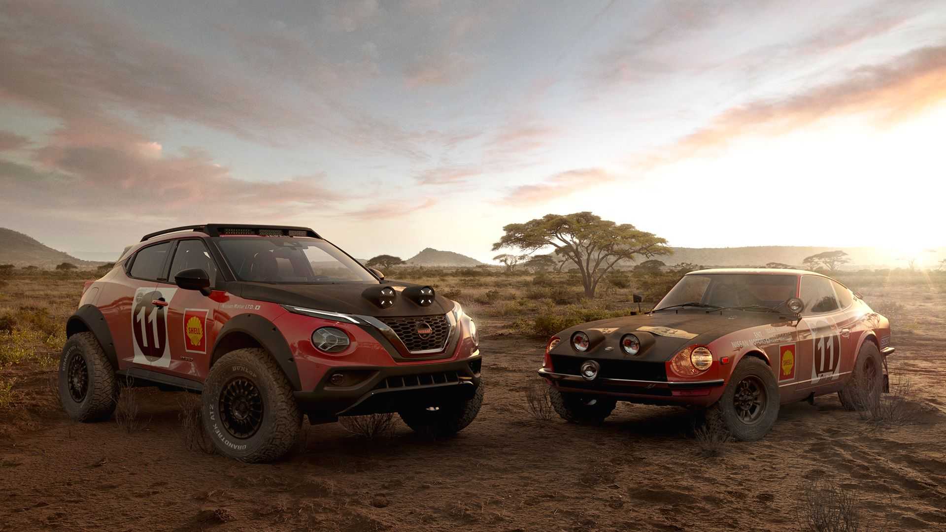 Juke Hybrid Rally Tribute Souvenirs africains