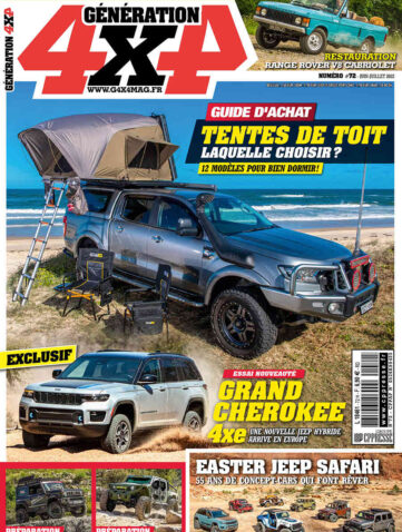 couverture Génération 4x4 magazine