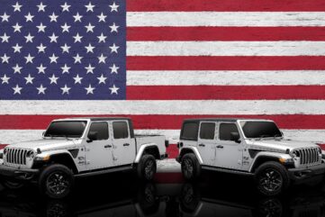 Jeep Gladiator Wrangler “Freedom Edition” Le 4 juillet Jeep a fêté ses militaires !