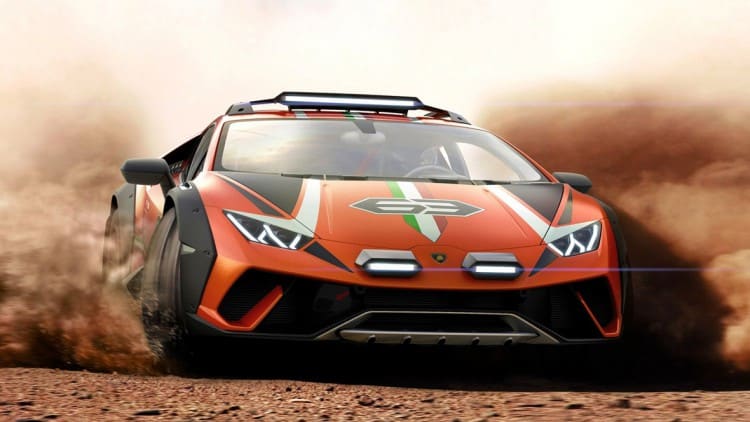 Lamborghini Huracan Sterrato Offroad Pour quitter l’autoroute !