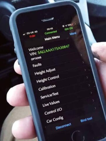 Application Land Rover