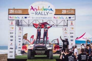 Andalucia rallye finale WR2C Premier Championnat WR2C Pour Nasser devant Sébastien