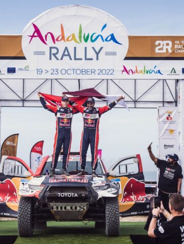 Andalucia rallye finale WR2C Premier Championnat WR2C Pour Nasser devant Sébastien