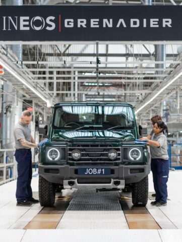 Ineos Grenadier Number One #1 Grenadier sortie de l’usine d’Hambach