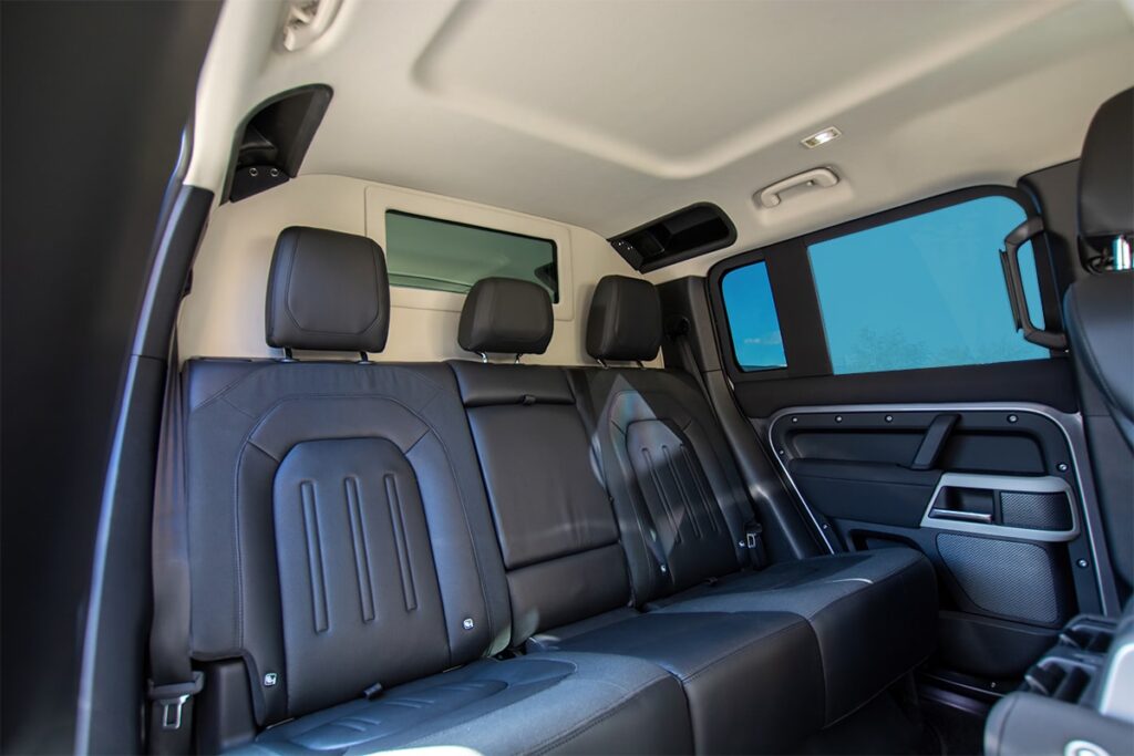 Defender blindé par Trasco Land Rover bodyguard