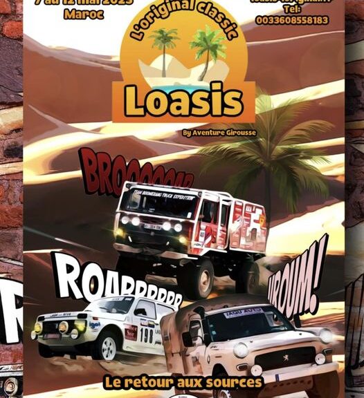 Loasis rallye Maroc 2023 L’original Classic by Aventure Girousse en mai 2023