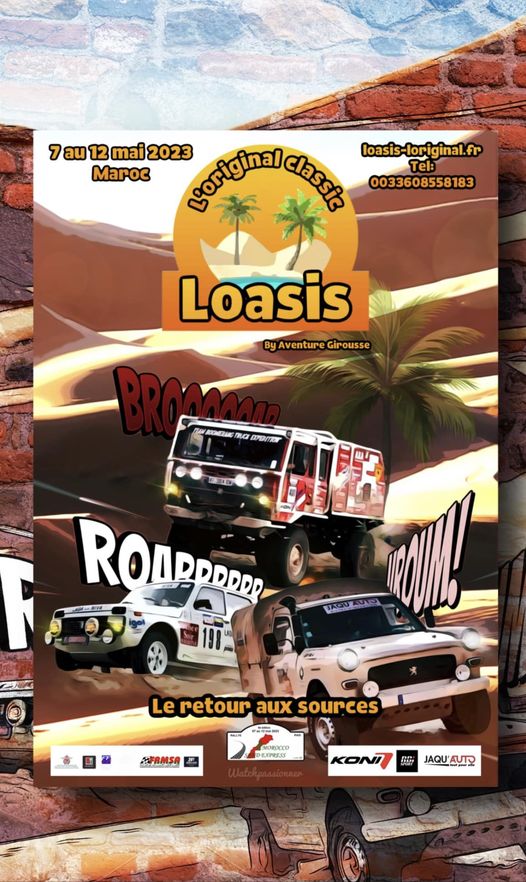 Loasis rallye Maroc 2023 L’original Classic by Aventure Girousse en mai 2023