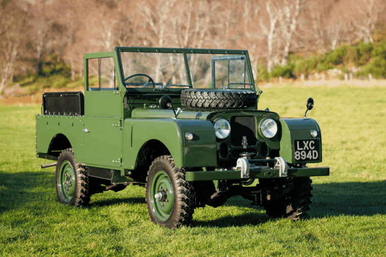 Un Land Serie 1 Royal aux enchères Le Land Rover Series I (86") de 1953 d’Elisabeth 2