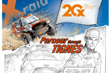 X-raid BD des 20 ans de rallye Guerlain Chicherit faisait le buzzz à Tignes en 2011