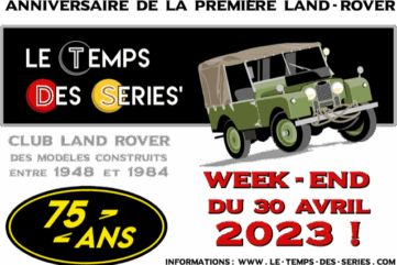 75 ans de Land Rover Le Temps des series fête les « series »
