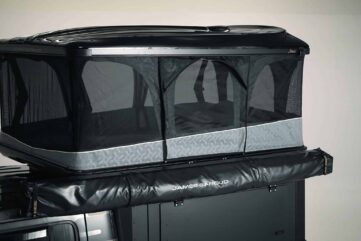 Tente James Baroud Odyssey Ouverture des deux côtés