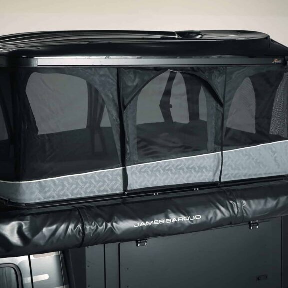 Tente James Baroud Odyssey Ouverture des deux côtés