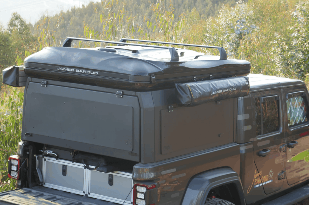 Tente James Baroud Odyssey Ouverture des deux côtés 