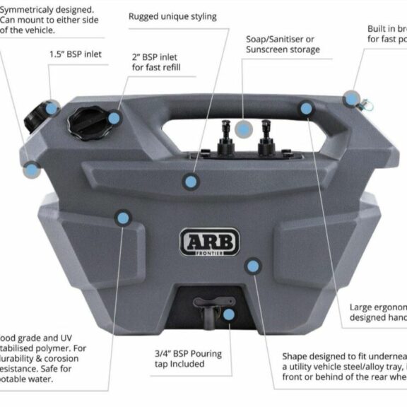 ARB 2 Jerrycans pratiques