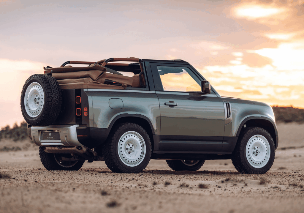 Defender Cabriolet Heritage Custom
Le Land Rover enlève le haut !
