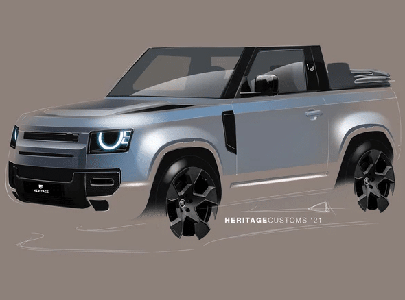 Defender Cabriolet Heritage Custom
Le Land Rover enlève le haut !
