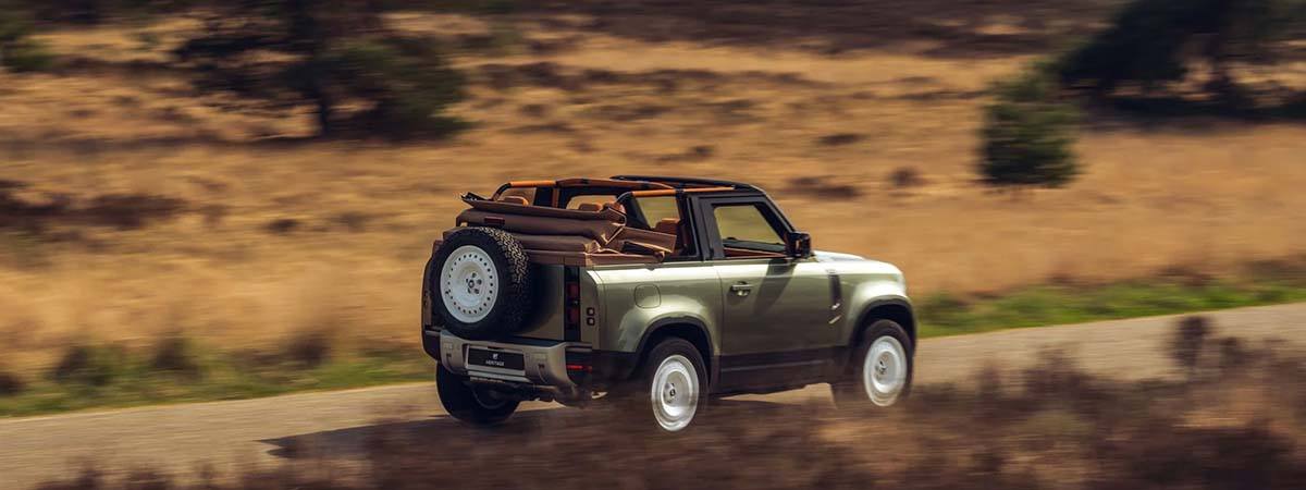 Defender Cabriolet Heritage Custom
Le Land Rover enlève le haut !

