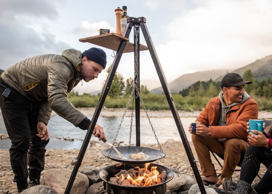 iKamper Disco Series
BBQ méthode traditionnelle
