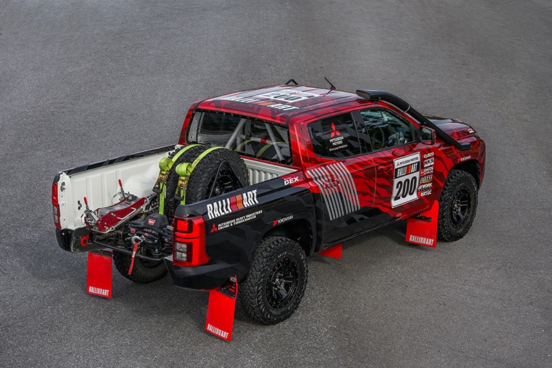 Les Pick up de rallye L200 ( alias « Triton ») 