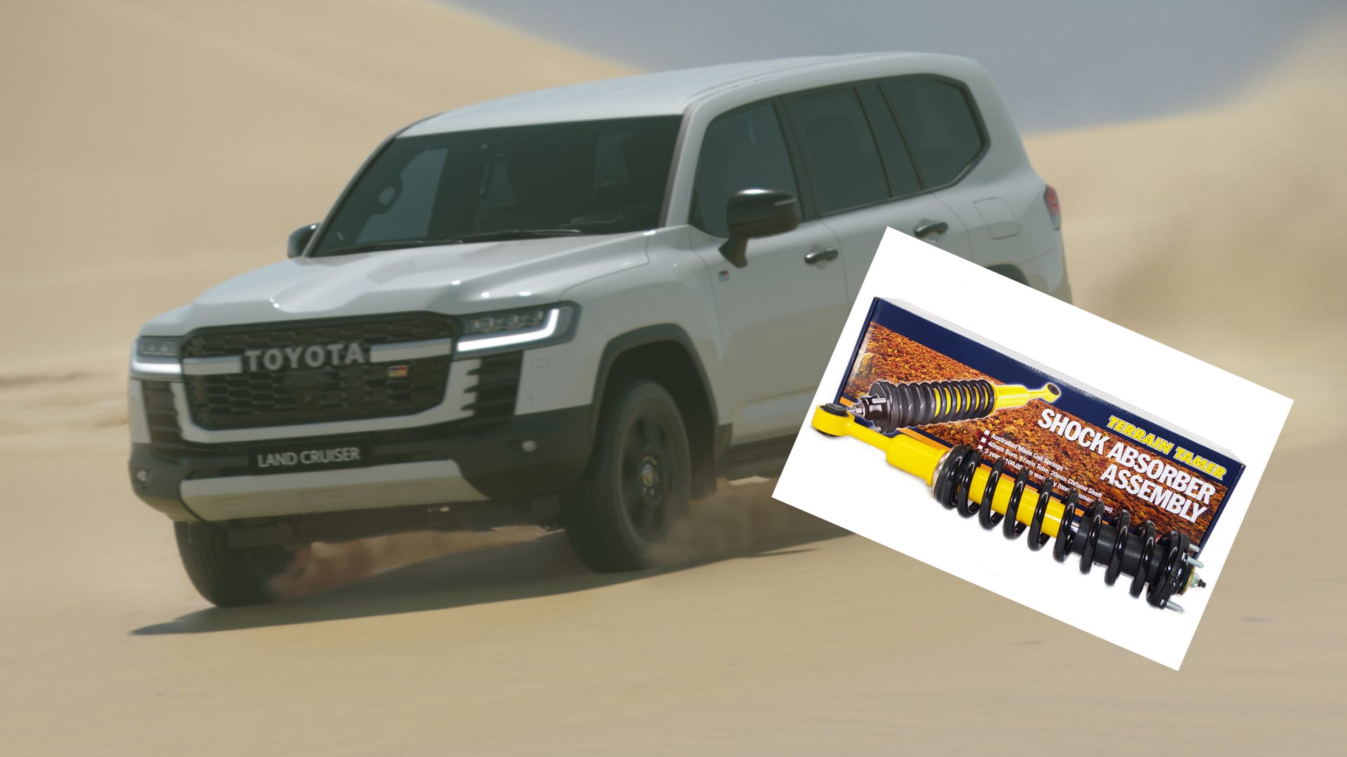 Terrain Tamer Toyota 300 Suspension et transmission Land cruiser 300