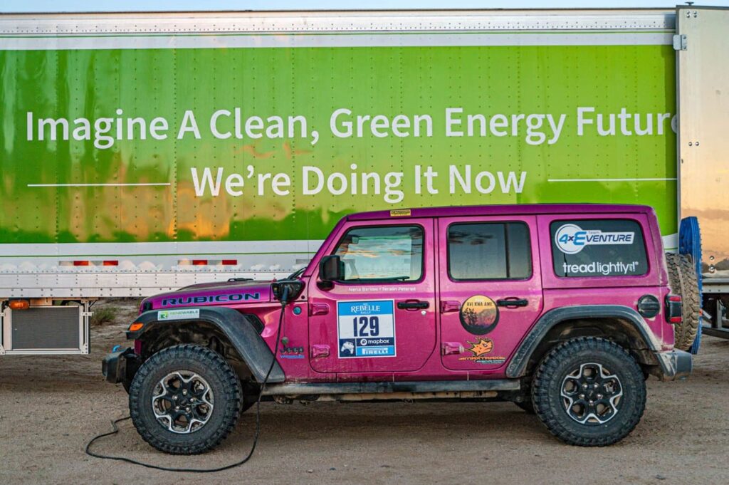 Rebelle rally solution électrique