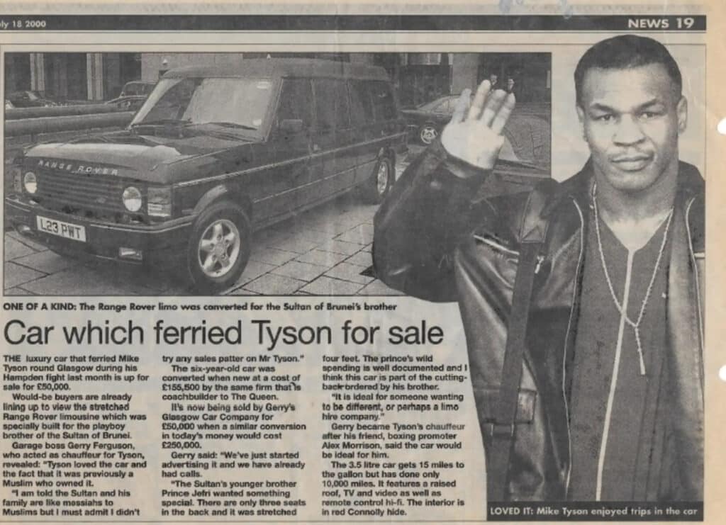 Range Rover LSE limousine